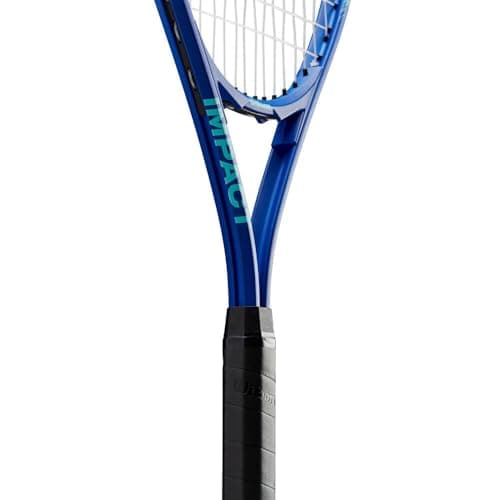 WILSON Impact Tns Rkt Unstrung 274G Multipurpose Tennis Racket Rackets White - Blue - Image 5