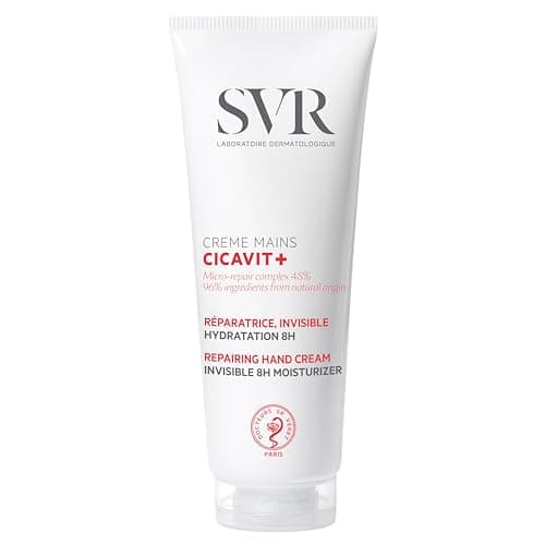 SVR – Cicavit+ Crème Mains – Gamme Cicavit+ – Réparation intense & protection 8 h – Pour mains très sèches, abîmées – Beurre/coco, polysaccharides, prébiotiques – 75 g - Image 2
