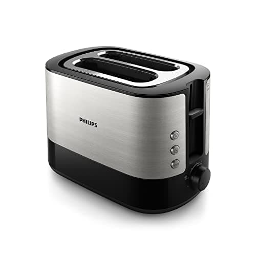Philips Toaster - 2 Slots, 7 Settings, Pastry Warmer, Defrost, Elevation, Automatic Shutdown, Black (HD2637/90) - Image 3
