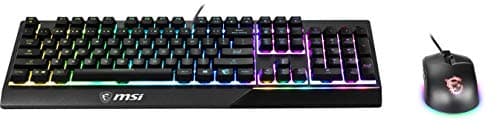MSI Vigor GK30 Combo FR Keyboard + Gaming Mouse - Full Size AZERTY Keyboard and Clutch Mouse GM11, Wired, RGB Mystic Light - Image 3