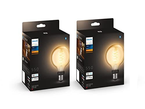 Philips Hue Globe Filament G93 E27 (Pack of 2) - Image 3