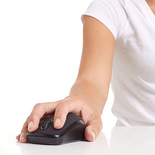 Amazon Basics Wireless Computer Mouse with USB Nano Receiver - Black - Image 6