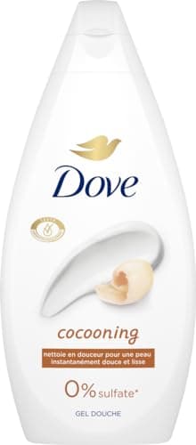 DOVE - Gel Douche - Essentiel Cocooning - Nettoie en douceur et adoucit la peau - Testé dermatologiquement - 0% Sulfate (lot promo de 2x 450ml) - Image 4