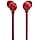 JBL Tune 310C Hi-Res Wired Earbuds, Pure Bass JBL Sound, USB-C Connection, Tangle-Free Flat Cable, Three Key Remote Control with Microphone, Red - Image 3