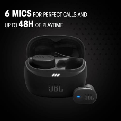 JBL Tune Buds 2, Wireless Bluetooth Headphones, 48 Hours Battery Life, IP54 Water and Dust Resistance, IP54 Water and Dust Resistant, Multi-Point Connection, White - Image 5