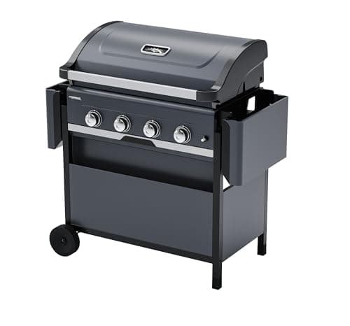 Campingaz Class 4 Select L Barbecue Gas Combo with Extra Grill Grill, Cover, Utensils, BBQ Gas Cart, 4 Stainless Steel Burners, Lid with Thermometer, InstaClean, 12 kW - Image 5