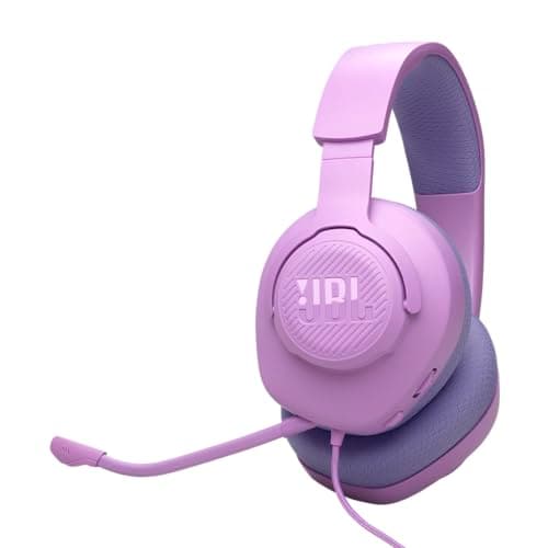 JBL Quantum 100M2 Wired Over-Ear Gaming Headset with Detachable Microphone, JBL QuantumSOUND Signature Sound, 3.5mm Jack Cable, Compatible with Many Platforms, Mute Function, Purple - Image 2