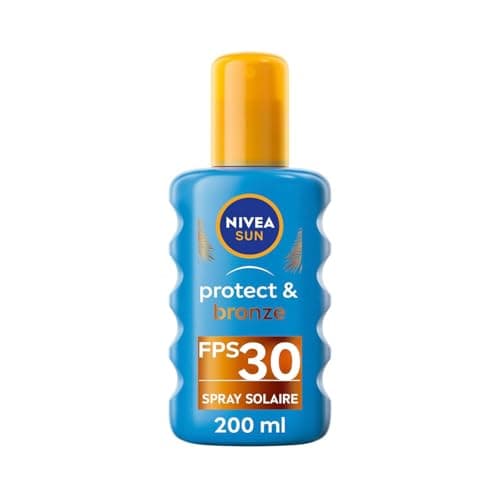 NIVEA SUN Spray solaire activateur de bronzage Protect & Bronze FPS 30 (1 x 200 ml), huile solaire avec protection UVA/UVB pour un hâle naturellement bronzé - Image 2