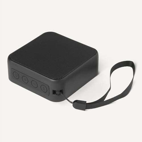 Amazon Basics Enceinte Bluetooth sans Fil, autonomie de 6 Heures, étanchéité IPX5, Utilisation en intérieur et extérieur, Taille compacte, Noir - Image 5