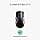 kwmobile Mouse Pad Compatible with SteelSeries Rival 5 - Soft Rubber Self Adhesive Replacement Mouse Foot - Black - Image 3