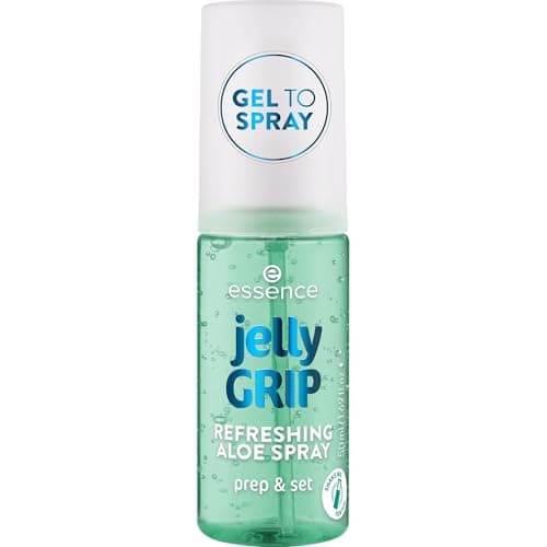 essence Jelly Grip ReFRESHING ALOE SPRAY, Moisturizer, Gel-to-Mist Texture, Aloe Vera, Prepare, Fix or Refreshe, 50 ml - Image 3