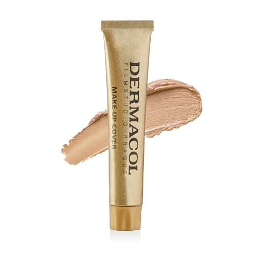 Dermacol Fond de Teint Fondation Couvrante Totale | Base Correctrice Waterproof SPF 30 | Maquillage Liquide | Camouflage de Tatouage, Cicatrices, Acné, Tache de la Peau | 218, 30g - Image 3