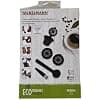 Fackelmann 42235 Set of Reusable Nespresso Capsules, Pods and Accessories for Coffee Machines, Black Plastic, 3.8 x 2.8 cm - Image 6