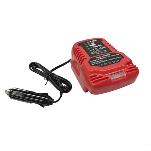 Car Charger Fast Charger for Bosch BAT622 BAT609 Battery Compatible 18V Power for All Batteries, Portable Battery Booster Adapter Input 12/24V, Output 18/21V, 2A (Red) - Image 7