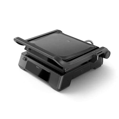 Philips Grill Contact - Temperature Sensor and 8 Preset Functions, Grill with Large Cooking Area, Digital Temperature Control, Easy to Clean (HD6307/70) - Image 2