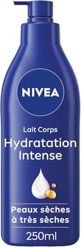 NIVEA Intense Hydration Body Lotion 72H (1 x 250ml) - Nourishing Milk with Pure Hyaluronic Acid & Sweet Almond Oil - Moisturizing Body Cream for Dry to Very Dry Skin - Image 3