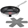 Jamie Oliver by Tefal Direct Cook, Frying Pan 24 cm, Stainless Steel Ceramic Non-Stick + Pan Protector, H880S234 - Image 2