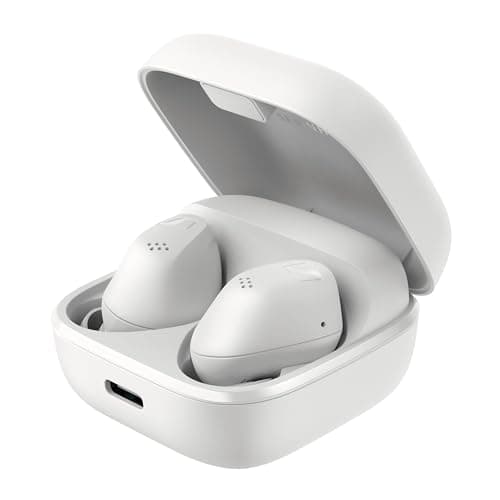 Sennheiser ACCENTUM Wireless Earphones - Ultra Comfortable Ergonomic Design and 28 Hours Battery Life for Continuous Listening - Crystal Sound with Hybrid ANC and Touch Interface - White - Image 2