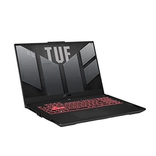 ASUS TUF Gaming A17-TUF707NUR-HX004W, 17.3 Inch FHD 144Hz Laptop PC (AMD Ryzen 7 7435HS 4.5 GHz, 16GB DDR5 4800MHz, 512GB SSD, NVIDIA GeForce RTX 4050 TGP 140W, Windows 11 Home. e) – AZ Keyboard ERTY - Image 4
