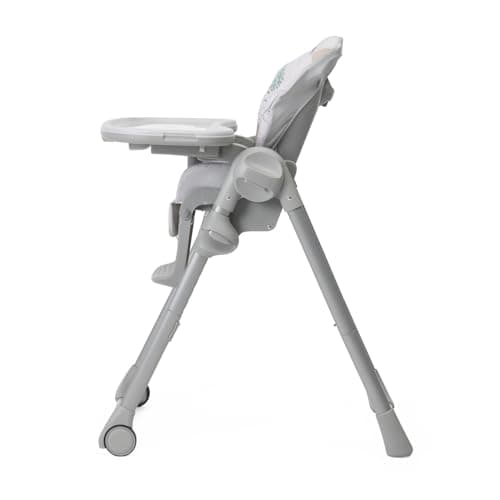 Chicco Polly Easy High Chair for 6-36 Months, Adjustable Height and Reclining Highchair, 4 Wheels, Compact Closure, Removable Tray and Adjustable Footrest, 6-36 M - Image 4