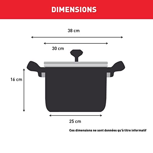 Tefal Intuition XL B8646404 Large Stainless Steel Cooking Pot 28 cm / 8 L, Induction, 5 Year Warranty, Premium 18/10 Stainless Steel, Size XL, Sturdy Handles, Glass Lid - Image 8