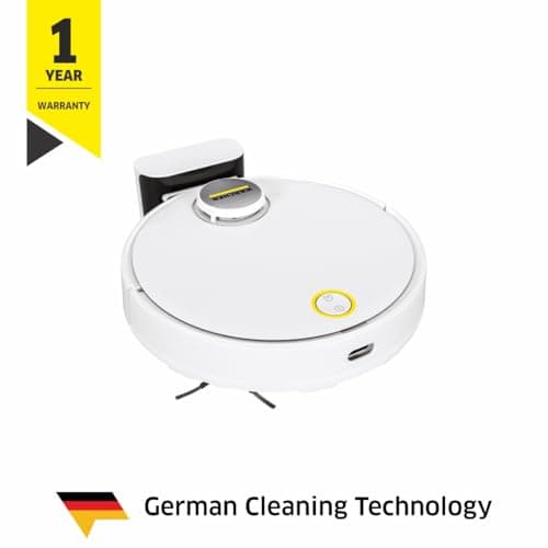 Kärcher Aspirateur Robot et Laveur RCV 3, Commande par Appli, Navigation Laser LiDAR, Cartographie, Détection de Pièces & Obstacles, 2500 Pa, Autonomie : 120 MN, pour Sols Durs et Tapis - Image 4