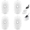 OXO Dish Brush Refills 4 Pack - Soap Dispenser Head Replacement for Scrubbing Brush (White) - Image 2