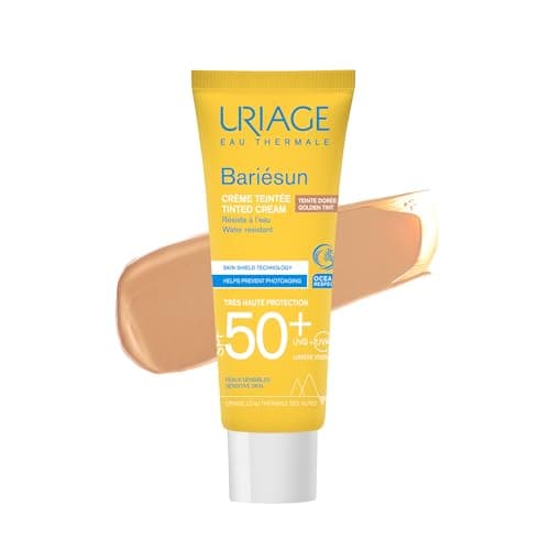 Uriage Bariesun Tinted Cream SPF50+ - Golden Tint - Light Texture, Dry Touch - Natural and Bright Finish - Sweat Resistant - Non-Comedogenic - Suitable for Sensitive Skin - 50ml - Image 2