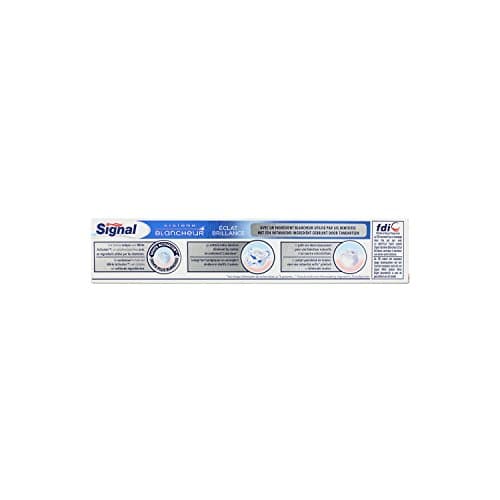 Signal Dentifrice Système Blancheur Eclat Brillance 75ml, Dents Blanches & Eclatantes, Santé Dentaire - Image 5
