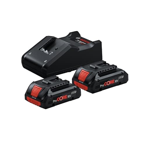 Bosch Professional 18 V system starter set batteries: 2 ProCORE18V 4.0Ah batteries + GAL 18V-40 fast charger - Image 2
