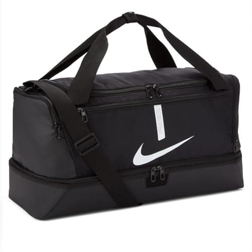 Nike, Academy Team, Football Duffel Bag Black/Black/White - Image 3