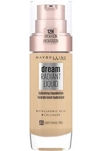 Maybelline New York Dream Radiant Liquid Moisturizing Foundation 12h 45 - Golden Honey - Image 2