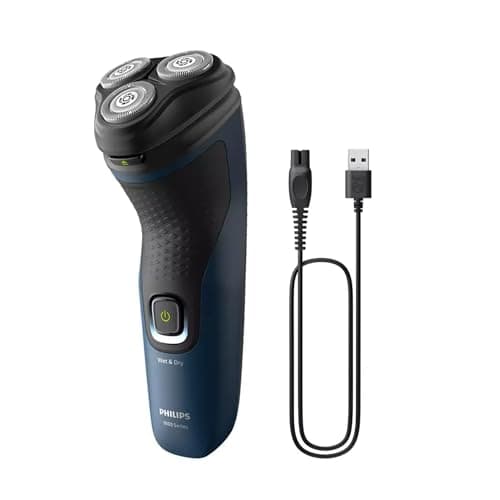 Philips S1151/00 Serie 1000 Afeitadora Eléctrica Negra/Azul - Image 7