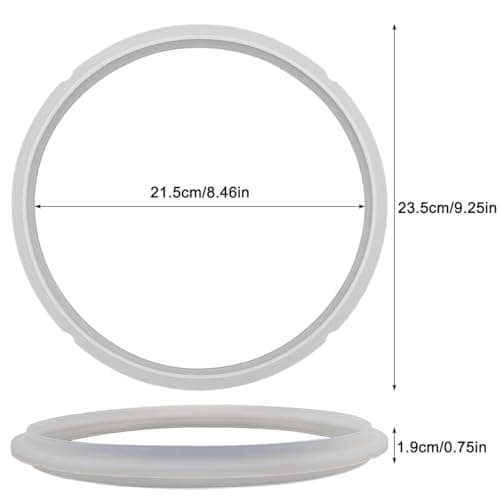 Silicone Sealing Rings Compatible with Instant Pot 6 Quart Pressure Cookers 1 Piece Replacement Silicone Gasket Seal Ring Fits IP-DUO60 DUO50 LUX60 LUX50 CSG60 - Image 4