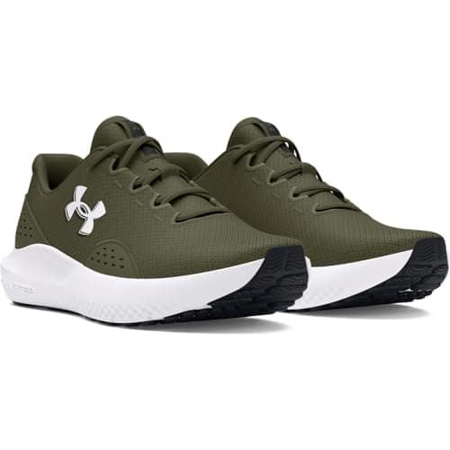 Under Armour UA Charged Surge 4 Men's Trainers Lightweight Breathable Trainers Black/Charcoal Grey/White - Image 3