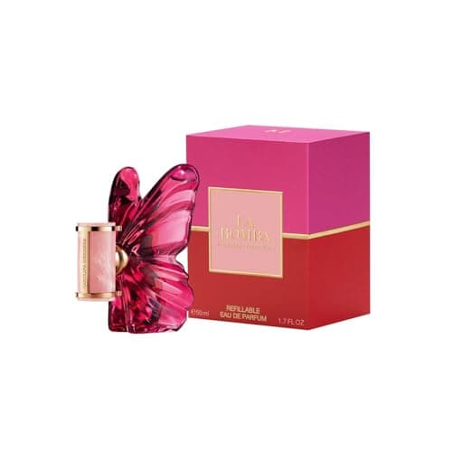 Carolina Herrera La Bomba 50 ml Eau De Parfum Butterfly Rose Gold Accents Luxury Eau De Parfum - Image 3