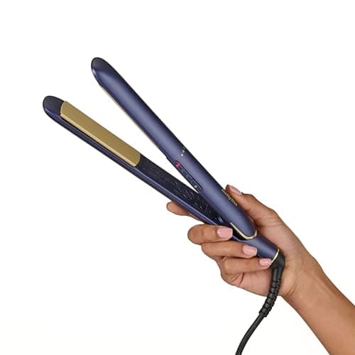 BaByliss Lisseur Cheveux Midnight Luxe - Plaques flottantes en Titane-Céramique, Chauffe rapide en 30 Secondes, 3 réglages de température jusqu'à 235°C, Utilisation universelle, 2516PE - Image 6