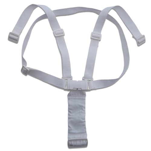 Chicco Replacement Safety Harness for Polly Magic 2 in 1 and Polly Magic Highchairs - White - Image 2