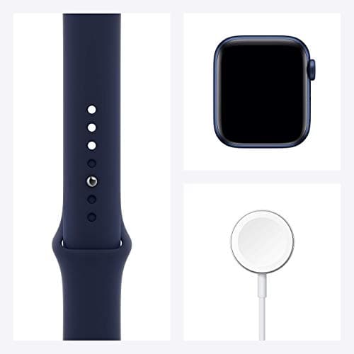 Apple Watch Series 6 (GPS + Cellular, 40MM) Blue Aluminium Case with Navy Blue Sport Strap (Refurbished) - Image 7