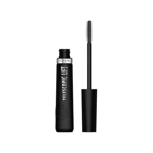 L'Oréal Paris - Mascara Volume and Length +5 mm - Without Package - Ceramic Infused - Telescopic Lift - Black - Image 2