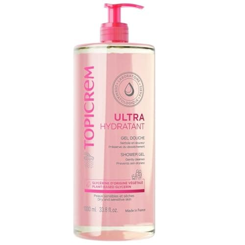 Topicrem - Ultra Moisturizing Shower Gel - Gently cleanses, protects and moisturizes the skin - Soap Free, Smooth Texture, Delicate Odour, Sensitive and Dry Skin, Made in France - 1000ml - Image 2