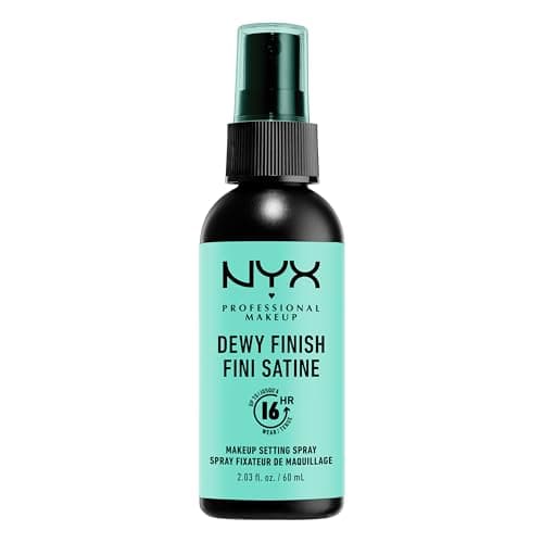 NYX Professional Makeup Dewy Finish Setting Setting Spray, Finishing Spray, Long Lasting Stay, Satin Finish, Vegan Formula, Model: Dewy - Image 3