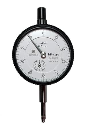 Mitutoyo Comparator, Flat Back, ISO Type