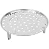 Cooking Tray, 9.5 Inch Stainless Steel Round Holder Shelf Pressure Cooker Canner Rack Removable Legs Chinese Steaming Rack for Instant Pot (stainless steel) - Image 2