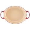 Le Creuset Signature Enamelled Cast Iron Casserole with Lid, 31 cm, Oval, 6.3 L, 5.7 kg, Cherry, 21178310602430 - Image 4
