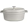 STAUB 40501-421 STAUB-11023107-COCOTTE Oval 23 cm White Truffle, Cast Iron, Multicolor, One Size - Image 3