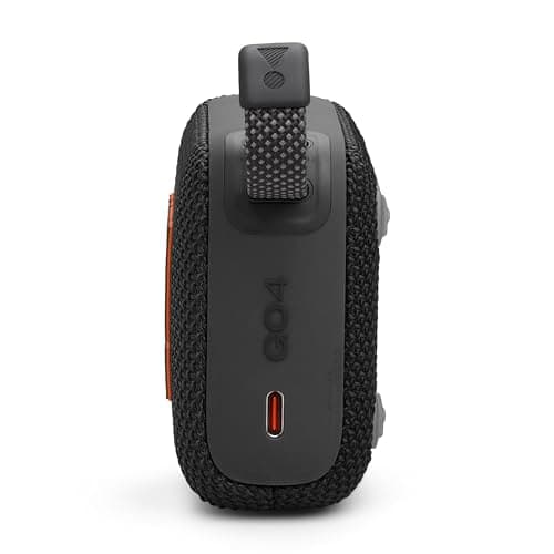 JBL GO4 Haut-Parleur Bluetooth, Chargement USB C, IP67, étanche à la poussière, étanche, Compatible avec Les Applications, radiateur Passif, Portable, Noir - Image 4