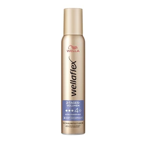 Wellaflex Styling Mousse for Women - Flexible Hold Up to 2 Days - For Voluminous Hair - Gentle on Scalp - Dermatologically Tested - Silicone Free - Hold 2-200ml - Image 2