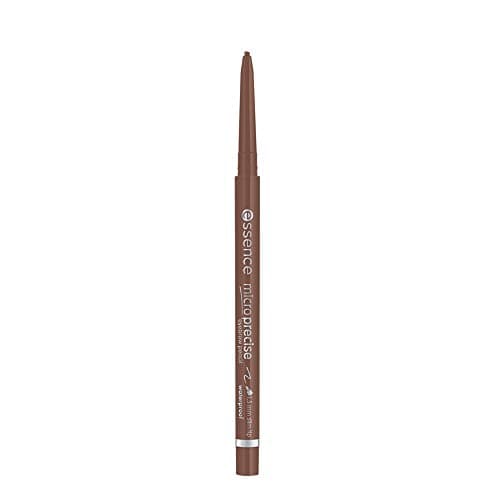 Essence Crayon microprécis pour sourcils, n° 02, marron, durable, définitif, naturel, végétalien, imperméable, sans particules de microplastique, sans parfum, lot de 5 (5 x 0,05 g) - Image 3