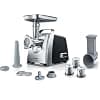 Bosch ProPower MFW68640 Multipurpose Meat Grinder - Up to 10 Pounds of Meat Per Minute - Sausage Garnisher - 7 Accessories for Grating, Mincing and More - 2200W Watt, Black - Image 2